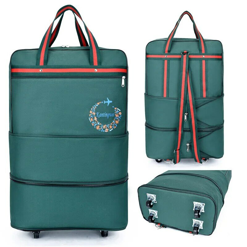 2023 сумка для путешествий из ткани Оксфорд, вместительная сумка для путешествий с универсальным колесом, складной чемодан, сумка для хранения, упаковочные кубики