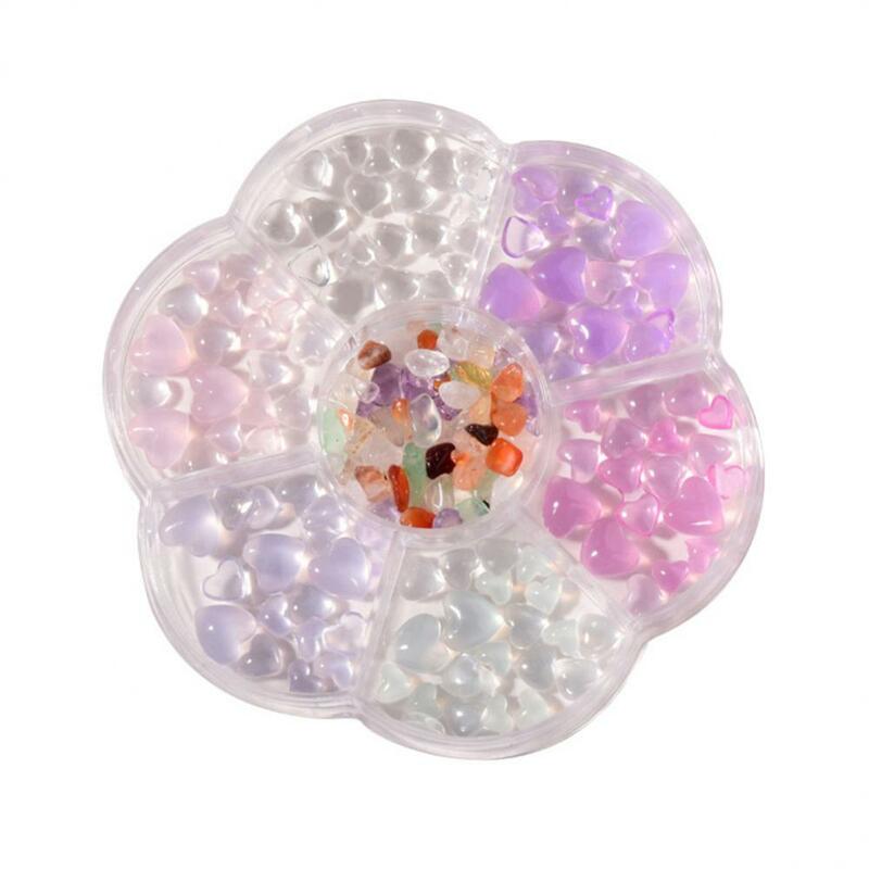 1~10PCS Discoloration Peach Cute Glow-in-the-dark Unique Eye-catching Glowing Nail Art Charms Versatile Transpant Design