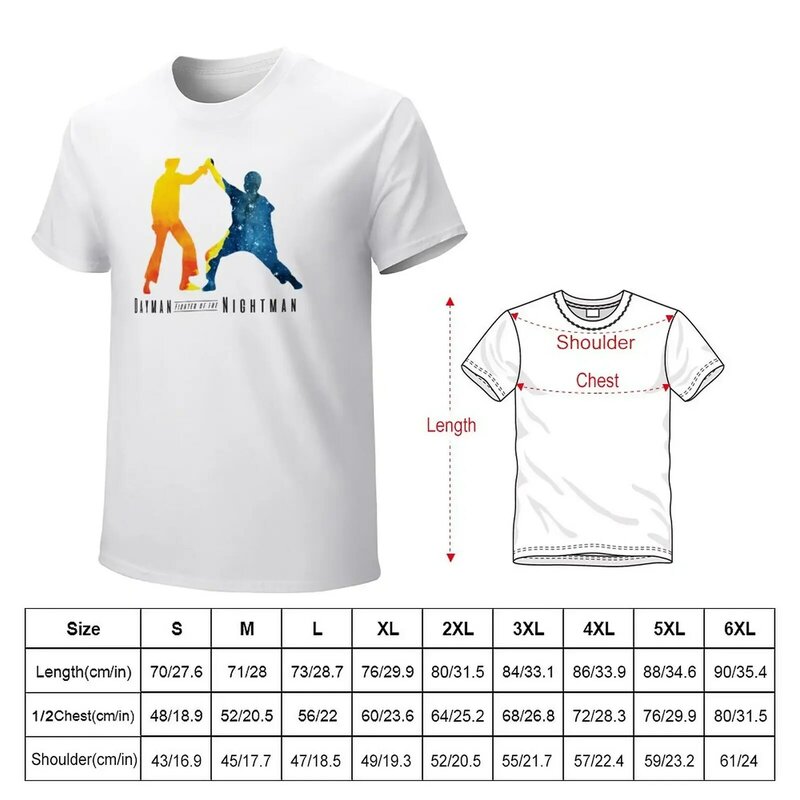 Dayman 남성용 반팔 티셔츠, 플러스 사이즈, 공란 애니메이션 의류, 면 티셔츠