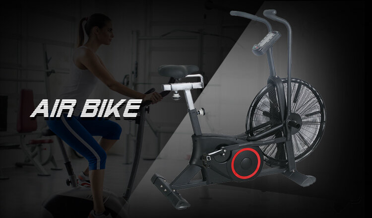 Vélo de sport à air comprimé, équipement d'exercice commercial, nouveau design