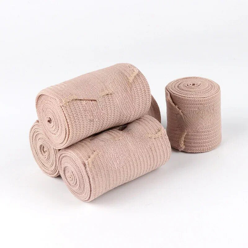 1 Roll High Elastic Bandage Wound Dressing Plaster Outdoor Sports Sprain Treatment Emergency Muscle Tape Skin Patch Bandages