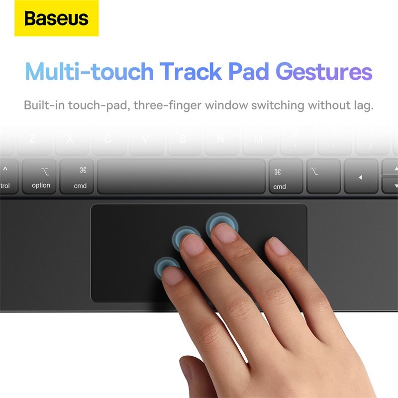 Tastiera Wireless per tastiera magnetica Pro per tastiera pieghevole Air 5 4 Tablet con Trackpad