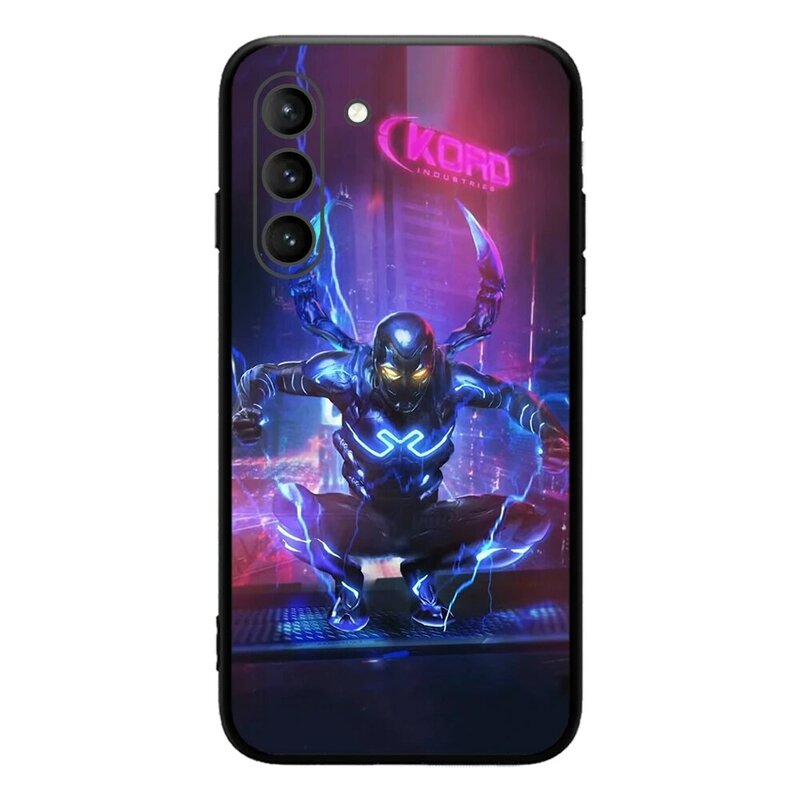 Blue Beetle 2023 Superhero Film Character Jaime Reyes Phone Case for SAMSUNG Galaxy S23 Ultra S22+ S21 FE S20 A54 Note20Plus A53