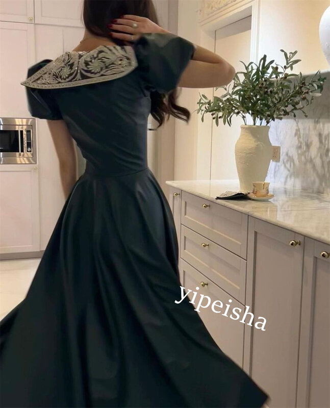 Платье для выпускного вечера, вечернее велюровое платье на пуговицах с поясом, коктейльное платье-трапеция с V-образным вырезом, платье средней длины на заказ, Саудовская Аравия