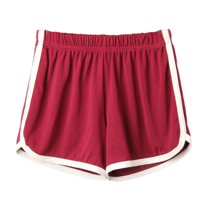 Women Sports Shorts Summer Shorts Casual Lady Elastic Waist Correndo Short Pants