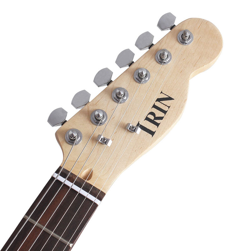 IRIN-Guitarra eléctrica de 6 cuerdas, instrumento con 22 trastes, cuerpo de tilo de 39 pulgadas, cuello de Arce, con altavoz, piezas de Guitarra, accesorios