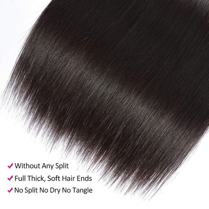 10A Straight Hair Bundles Brazilian Virgin Human Hair 100% Unprocessed Virgin Hair Bundles Straight Weave Hair Human Bundles