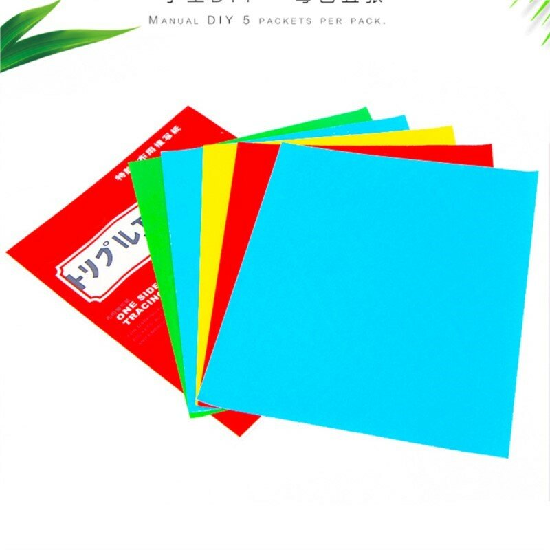 Цветная односторонняя карбоновая бумага с покрытием для рисования