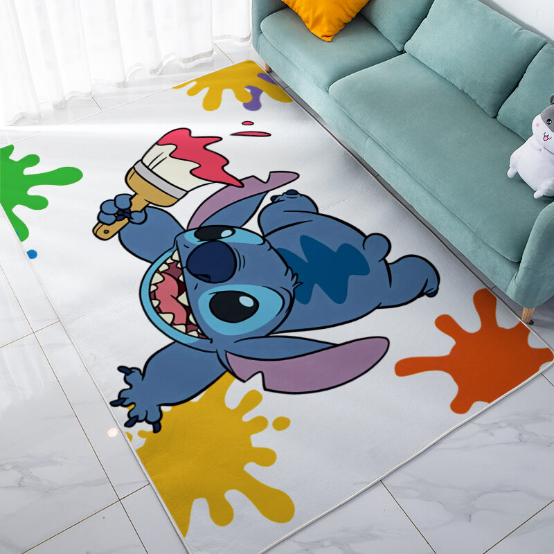 Disney Lilo Stitch Paly Mat dziecko indeksowania dywan dzieci sypialnia salon wycieraczka Home Decor dzieci chłopcy dziewczęta antypoślizgowy dywanik