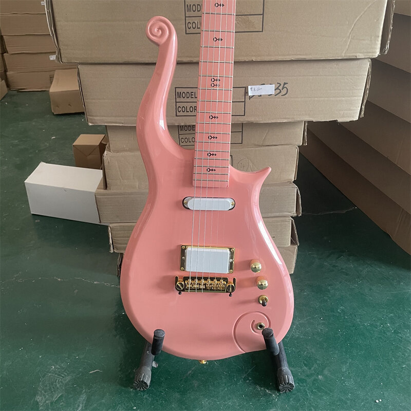 Gitar Elektrik Pink Cloud 1 Klasik dengan Gitar Tubuh Mahoni Fingerboard Maple Arra Arra