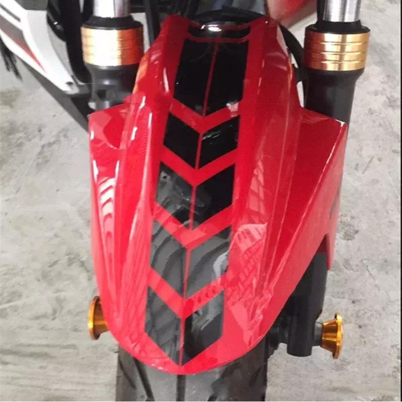 オートバイ用の防水反射ストライプステッカー,防水性と防塵性のステッカー,サイクリングアクセサリー