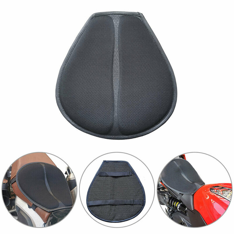 4 estações universal almofada de assento da motocicleta cinco camadas absorção choque respirável capa almofada acessórios da motocicleta