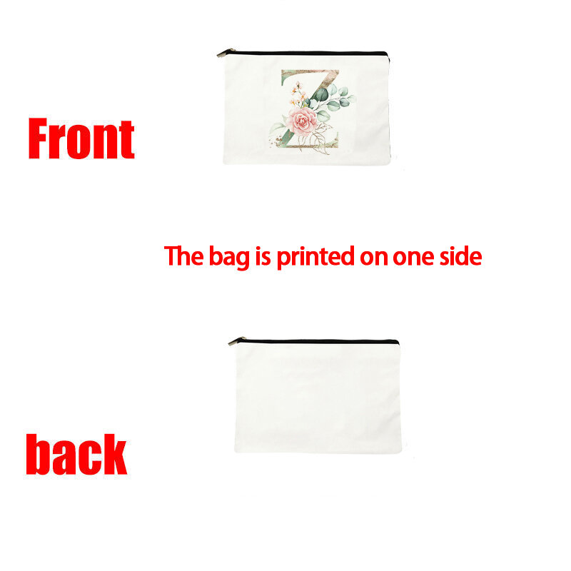 여성용 나뭇잎 꽃 프린트 패턴 메이크업 가방, 학교 문구 가방, 욕실 포켓 여행 필수 아이템