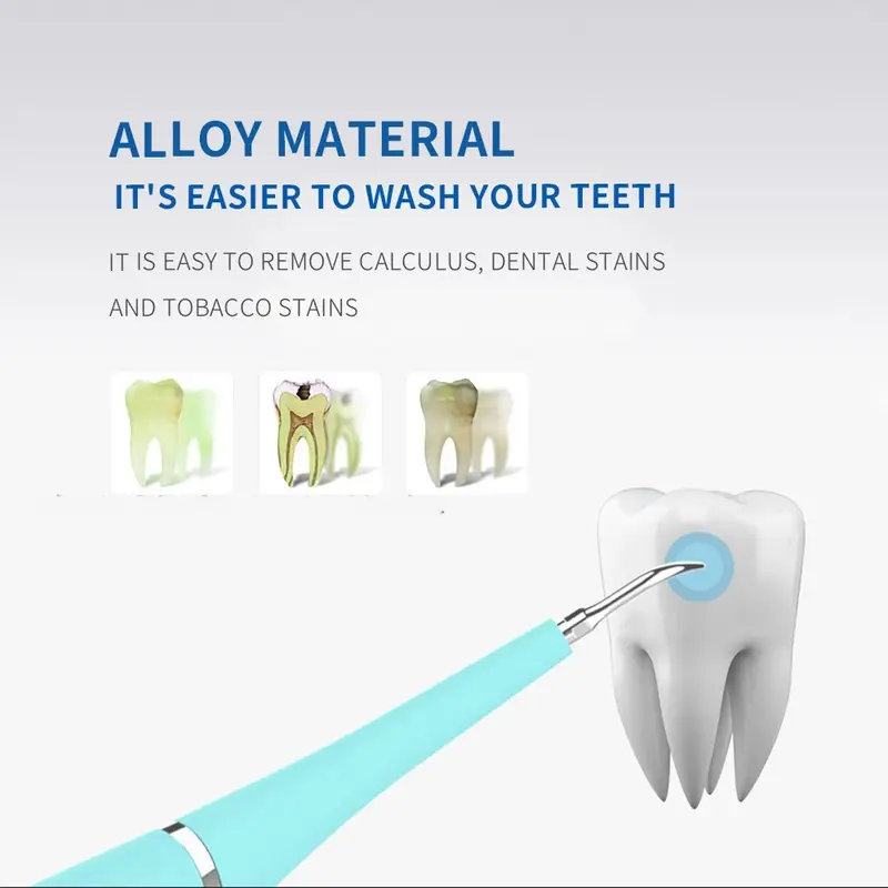 Ультразвуковой Зубной скалер, средство для удаления зубных расчесок, отбеливание зубов, зарядка через USB, ультразвуковой инструмент для очистки зубных камней
