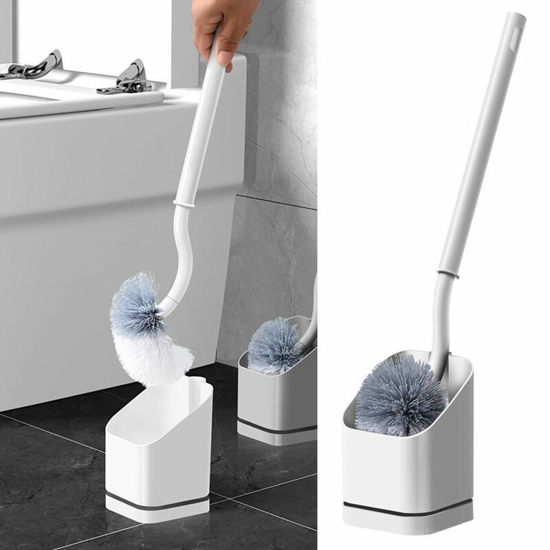 Z plastikową podstawą z długim uchwytem szczotka do wc bez dziurkacza do czyszczenia narzędzia do czyszczenia łazienki