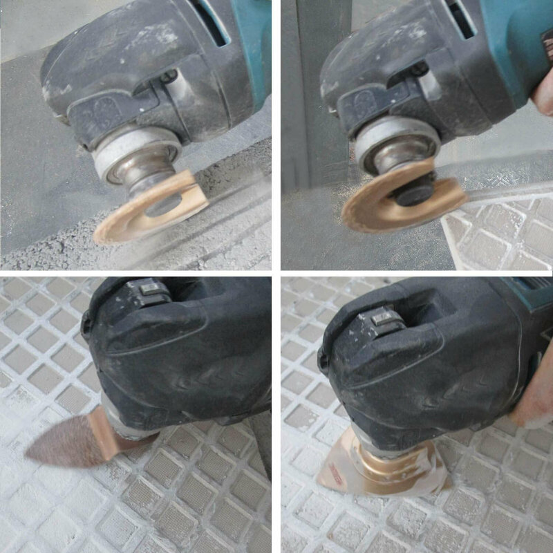 Diamond/Carbide Oscillating Tool Saw Blades for Quick Change Multi-Tools Tile Porous Concrete Cement Ceramics Cutting Accessorie