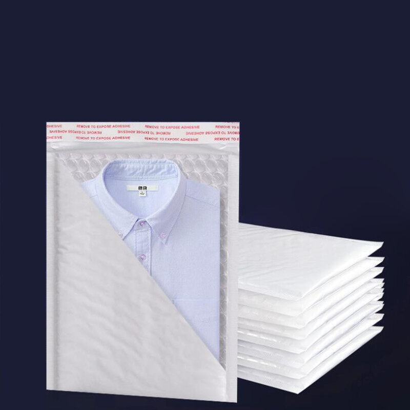 50 Teile/los Weiß Schaum Umschlag Taschen Selbst Dichtung Mailer Padded Verschiffen Umschläge Mit Blase Mailing Tasche Verschiffen Pakete Tasche