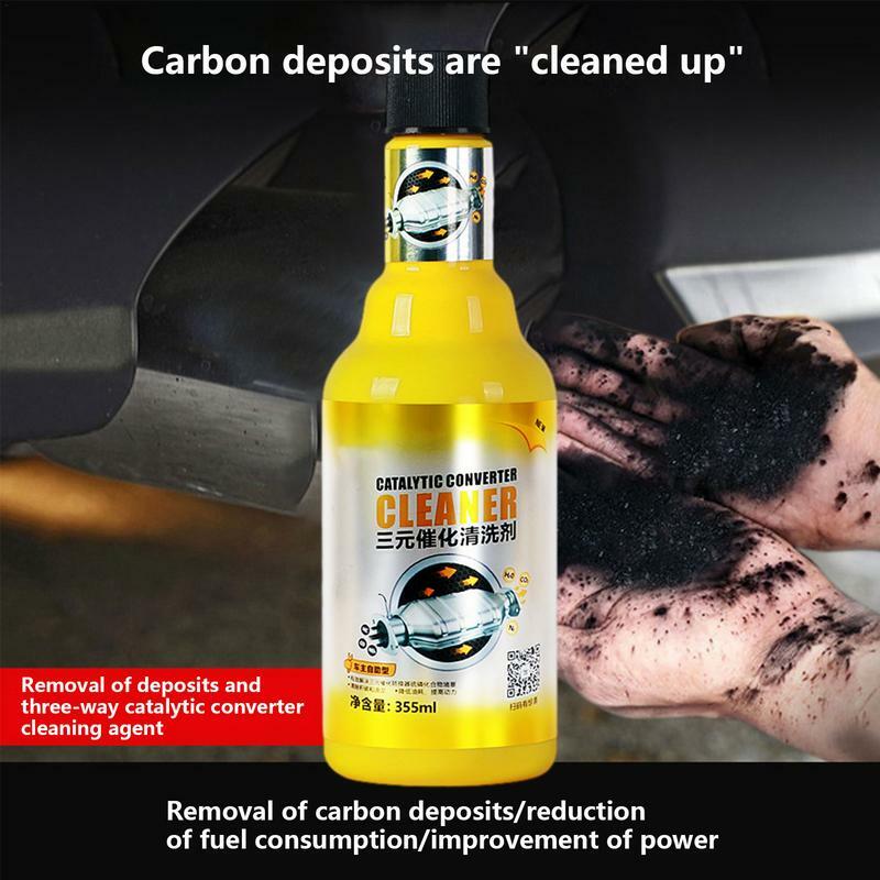 Catalytic Converter Cleaner Car Catalytic Cleaner 355ml Fuels And Exhaust System Cleaning Agent Engine Boost Up Cleaners Exhaust