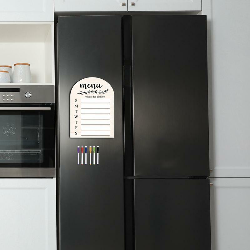 마그네틱 주간 플래너 냉장고용 마그네틱 보드, 환경 친화적, 건식 지우기 보드, 계획 무드