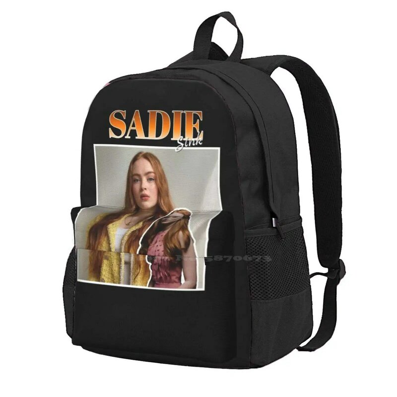 Sadie Sink Hot Sale Backpack Fashion Bags Max Mayfield Mad Max Millie Bobby Brown Actress Ziggy Berman Movie Sadie Sink Fear