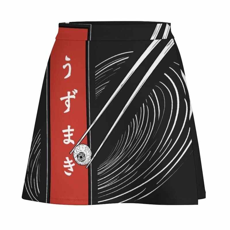 Uzumaki-minifalda para mujer, faldas de verano, ropa