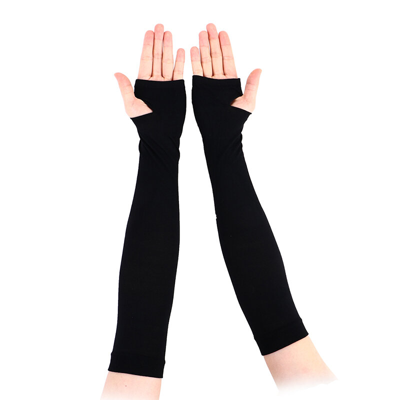 1 пара, шелковые солнцезащитные перчатки для мужчин и женщин