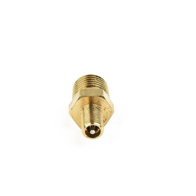 1/4 Inch NPT Solid Nickel Plated Brass Air Compressor Tank Fill Valve Solid Nickel Plated Brass With Installed Core And Black Pl