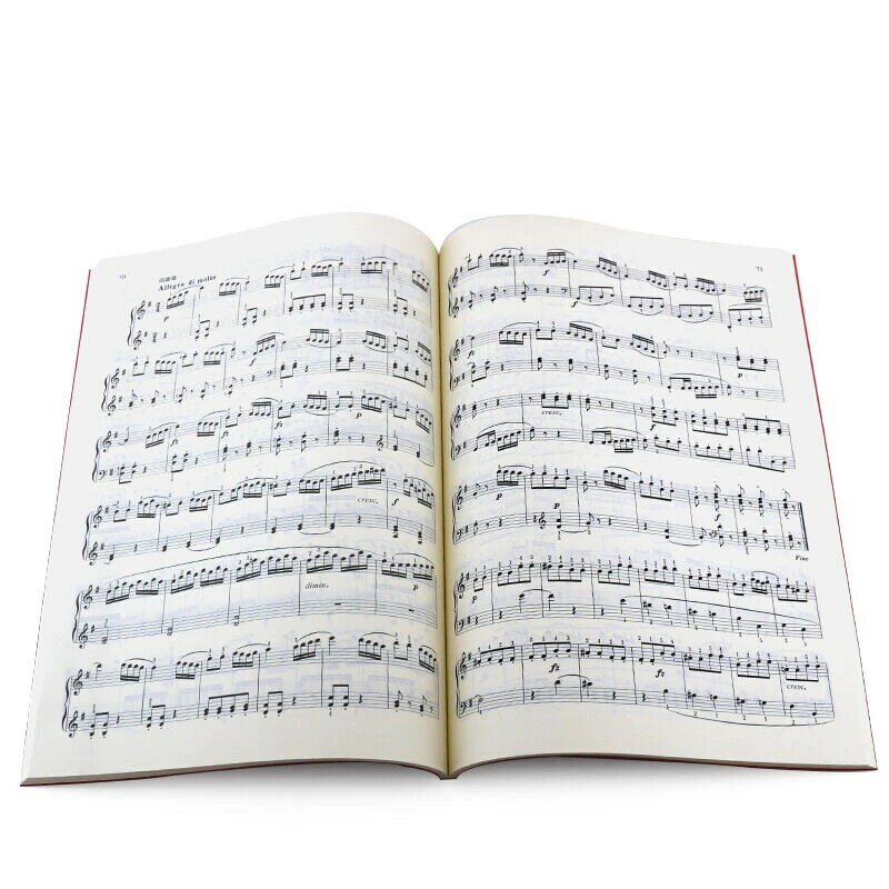 Koleksi Sonata kecil rumah peluncur musik Piano tahap dasar buku pelajaran skor Tutorial skor lima baris