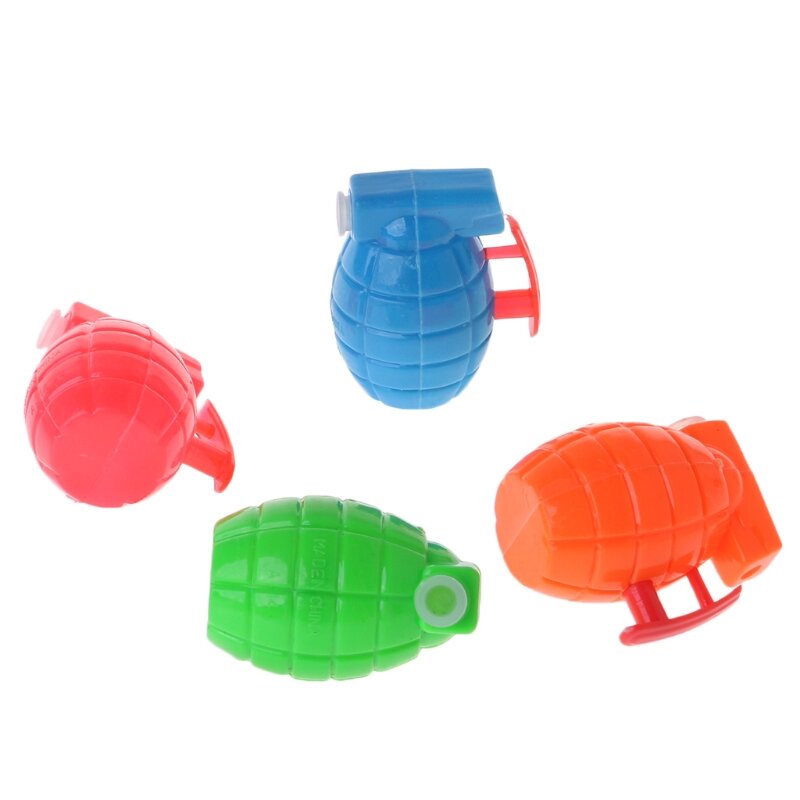HUYU-Mini pistolas agua con forma granadas plástico para niños, recuerdos fiesta cumpleaños, nuevo