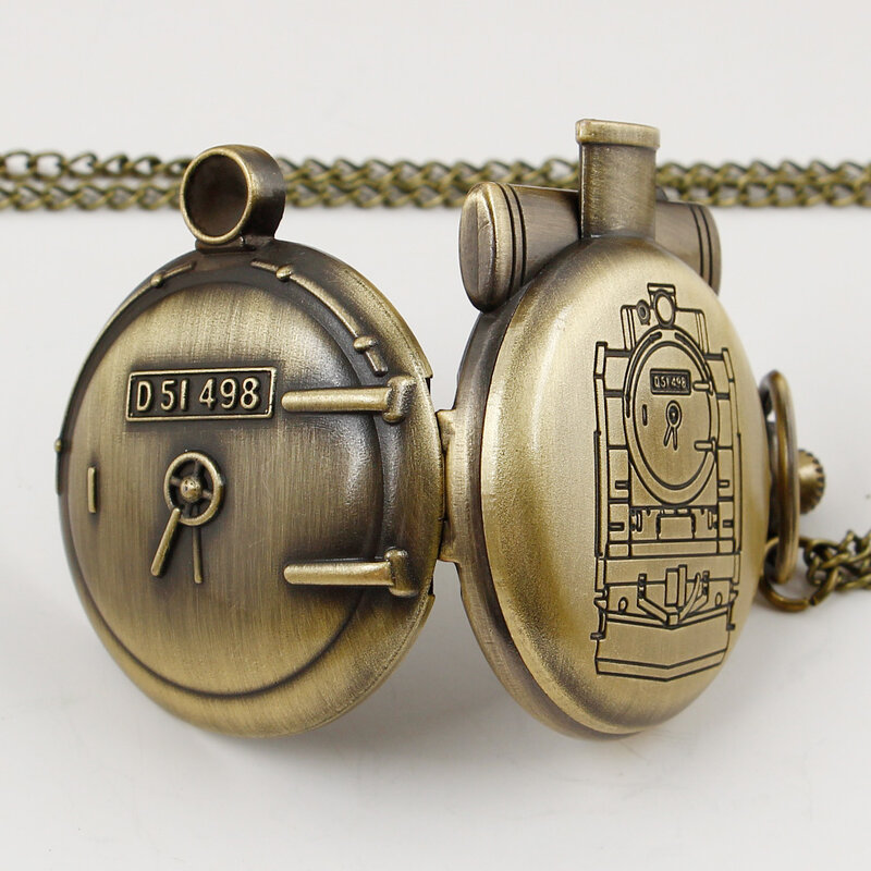 Personality Creative Pocket Watches Collection Steampunk Retro Quartz Fob Chain Clock Pendant Gifts For Men Friends