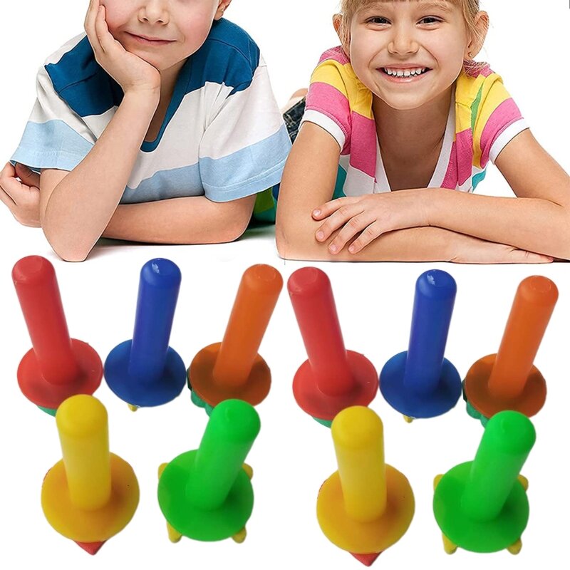 5 stampini in plastica per timbri di cancelleria educativi per bambini che dipingono da colorare