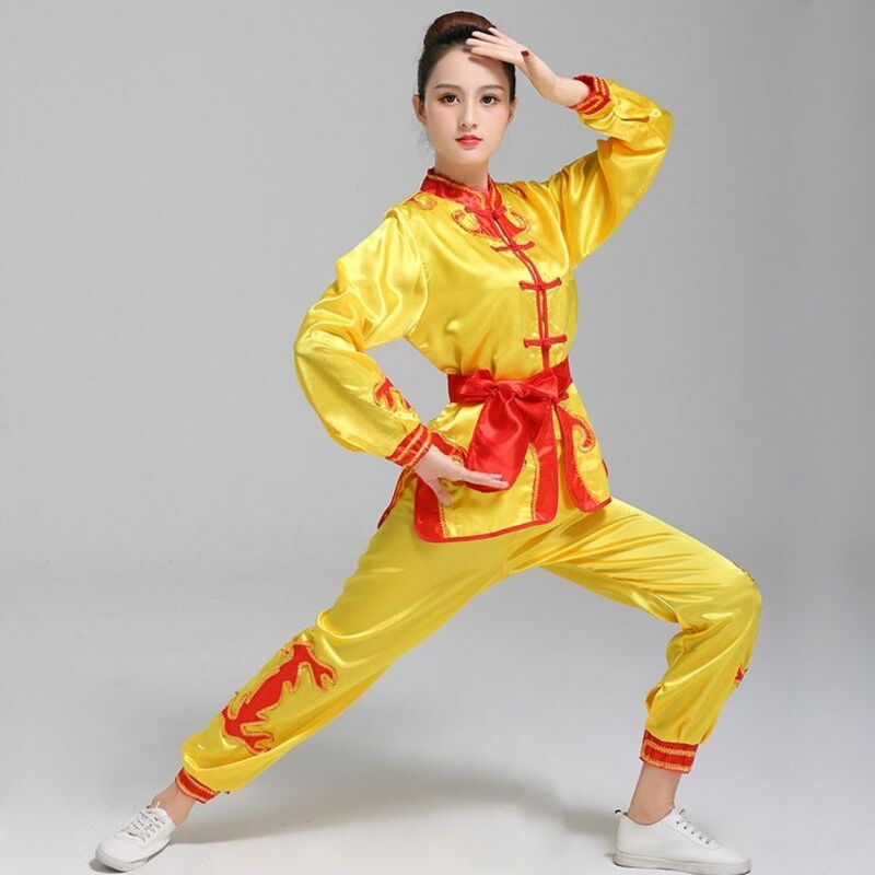 Tang taniec uliczny smok taniec lew kostium taneczny bęben kostium sceniczny dorosły mężczyzna i kobieta kostium sztuki walki wydajność