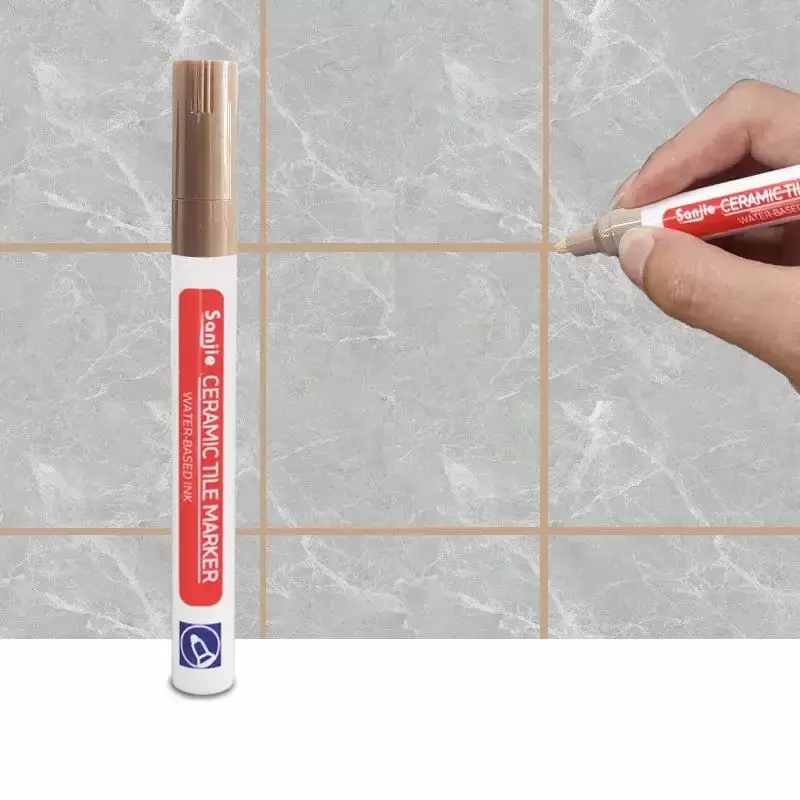 Белая Водонепроницаемая ручка-маркер для плитки, жидкая настенная ручка для очистки пола, ремонт деревянного пола, наполнитель для зазора плитки, бытовое удаление пятен