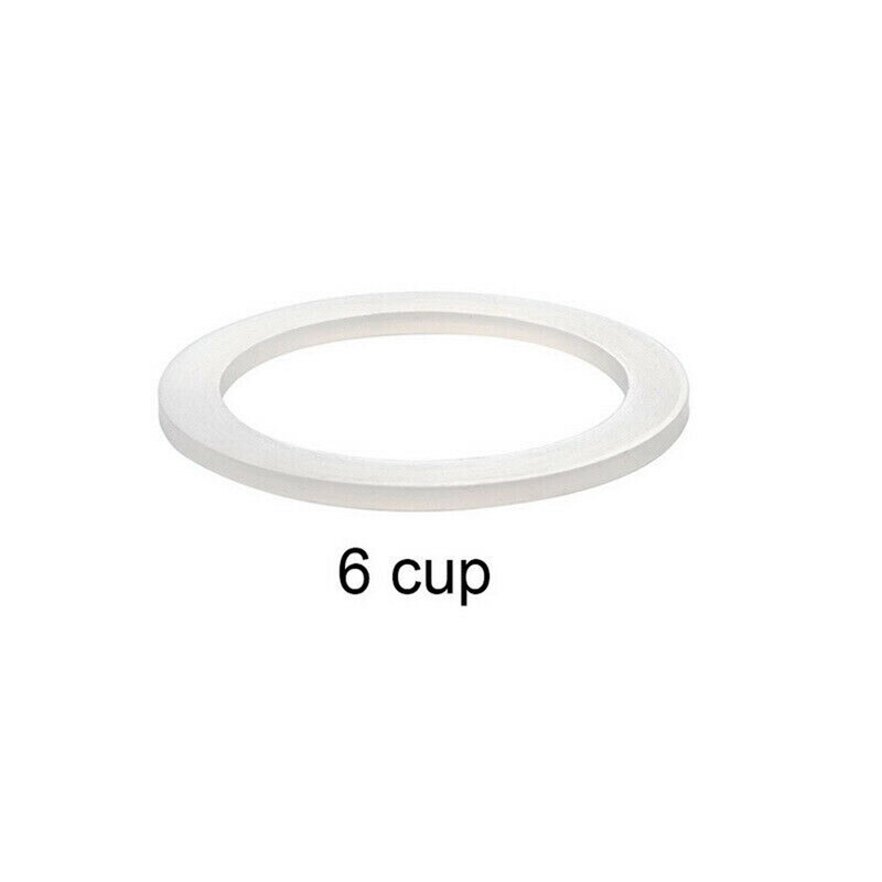 Flexible Silicone Seal Ring Flexible Washer Gasket Ring Replacenent For Moka Pot Espresso Kitchen Coffee Makers Durable