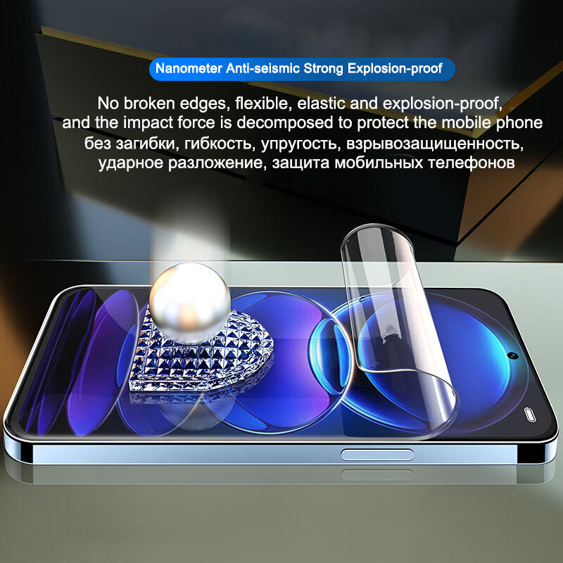 Protector de pantalla suave para Huawei, película de hidrogel para Huawei P30, P40, P50, P20, Mate 40, 30, 20 Pro Lite Plus, accesorios sin cubierta completa de vidrio, 3 uds.