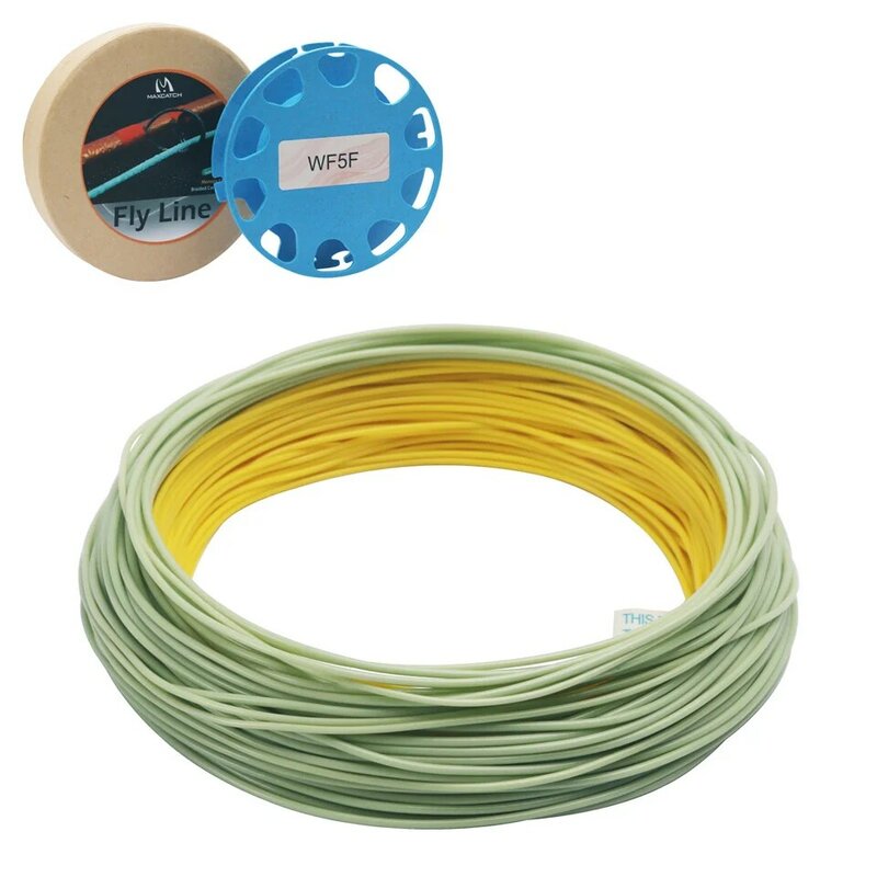 Maximumcatch 90FT-100FT 2/3/4/5/6/7/8/9wt Fly Fishing Line Weight Forward Floating Fly Line With W Loop