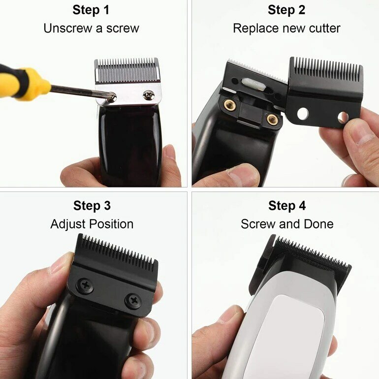 1 Set Replacement Movable Blade Steel Accessories for Wahl Clipper Blade Professional Hair Clipper Blade Carton