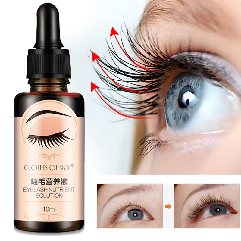 Eyelash Growth Nutrient Liquid Eyelash Nourishing Safe No Side Effect Thick Long Curly Elastic Eyelash Growth