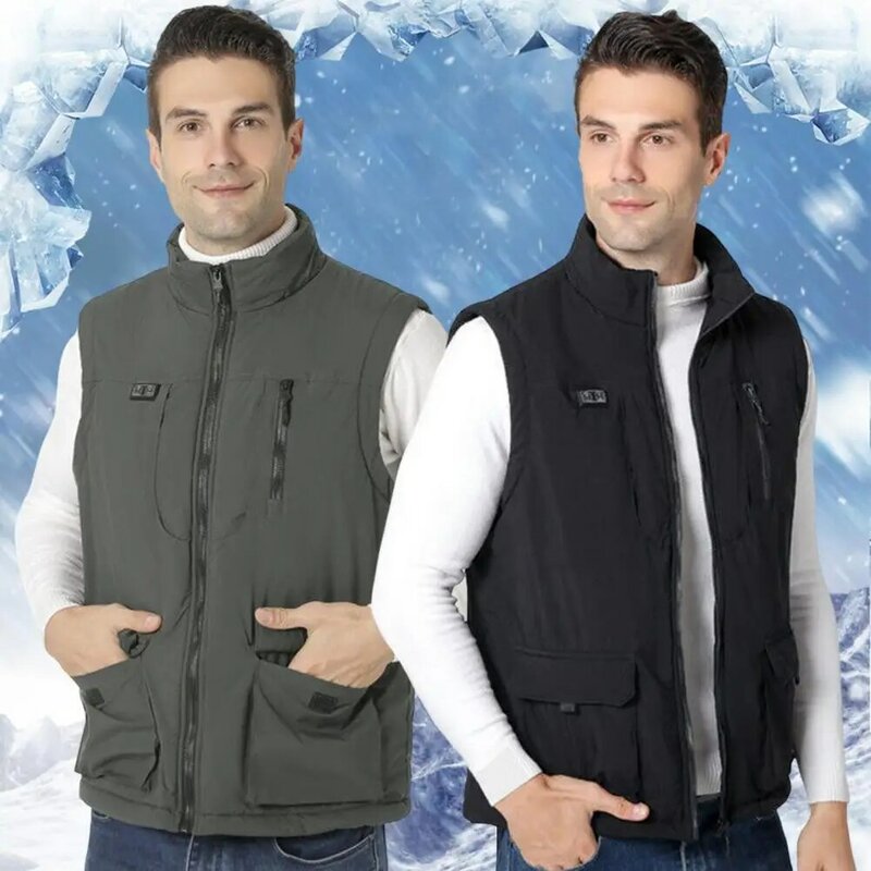 Men Heating Waistcoat 11 Heated Zones USB Heated Men Jacket Electric Heated Vest Heating Vest Bodywarmer Inner Heat Waistcoat