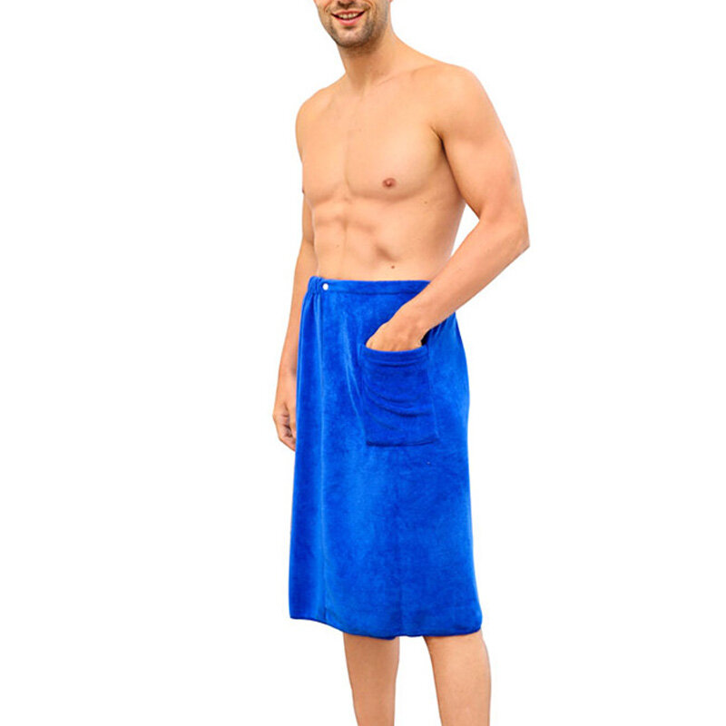 Пикантные штаны для сна, пижама из микрофибры, брюки для мужчин, ночное белье, банный халат с Боковым Разрезом, брюки, мягкое толстое банное полотенце