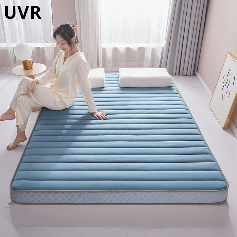 Colchão de látex uvr espuma memória enchimento dobrável quatro estações colchão confortável almofada tatami cama único duplo