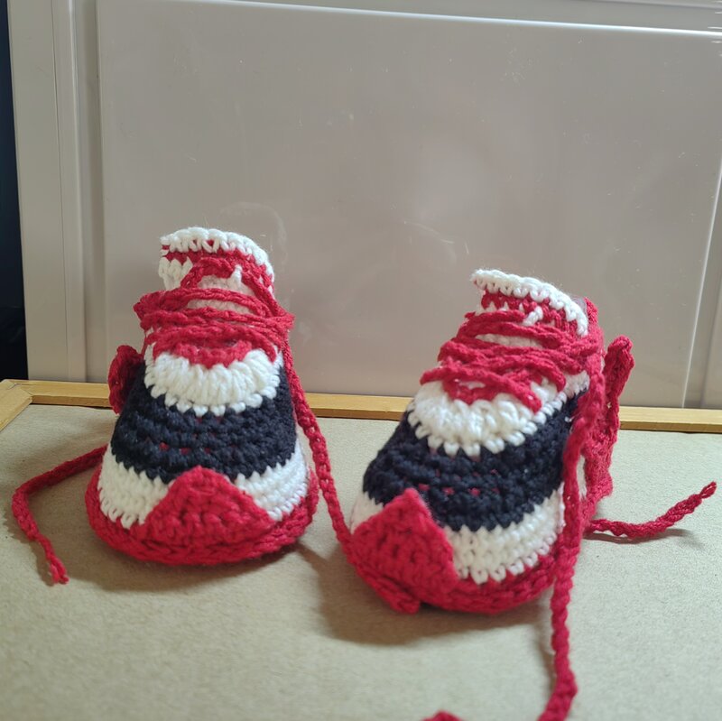 Chaussures tricotées à la main en laine pour bébé garçon et fille, souliers pour enfant, nouveau-né, 0-3M-6M, printemps automne hiver