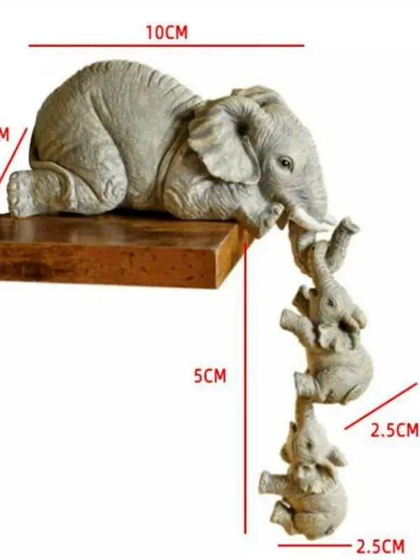 3 шт./набор, милые искусственные слоны