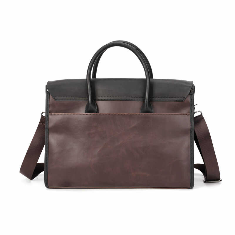 Weysfor 2022 mężczyźni walizka biznesowa skórzana torebka kobiety skrzynki 15.6 14 Cal Laptop torba na ramię torebki biurowe dla mężczyzn teczki