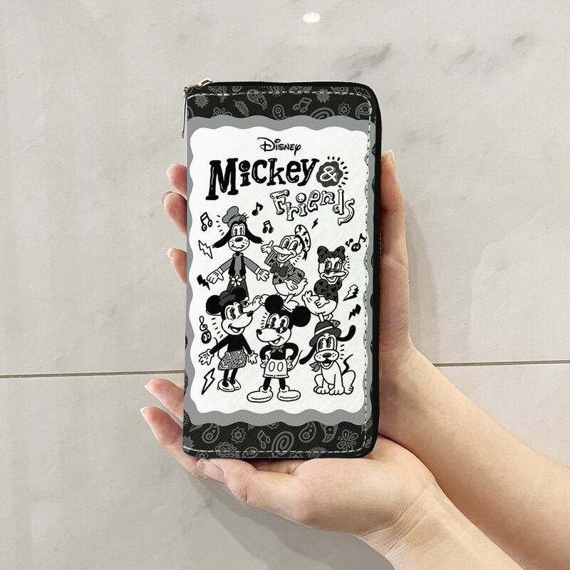 Чехлы-портмоне с мультипликационным рисунком, на молнии, W7410