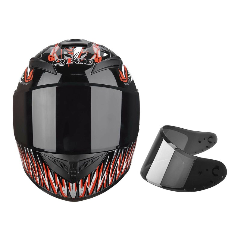 Motorcycle Full Face Helmets Lens Moto Helmet Visors Casco Visera Windshield Replacement Extra Lens Black Transparent Symphony