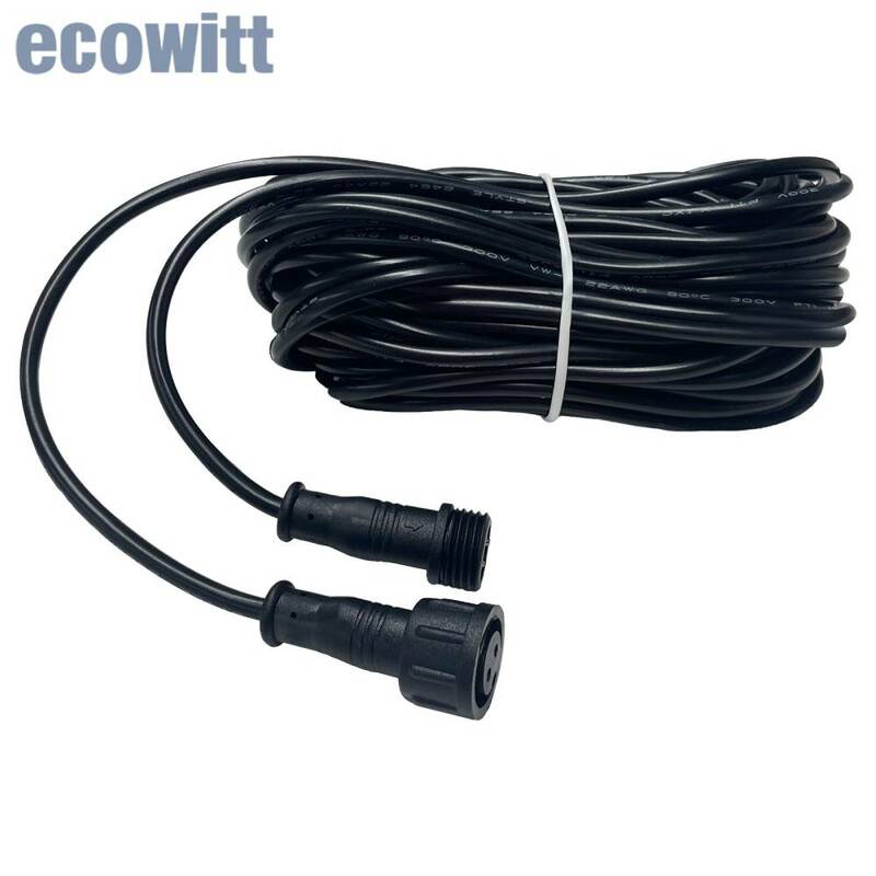 Ecowitt kabel ekstensi 2 Pin 10m untuk HP10