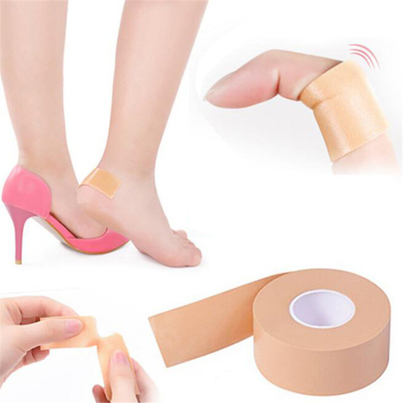 Almohadilla de Gel de silicona para el talón, Protector para el cuidado de los pies, pegatina de plantilla de inserción, cintas protectoras útiles para mujer