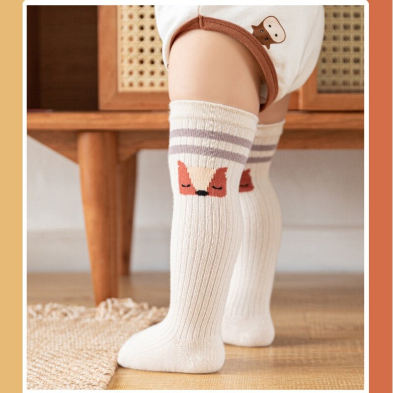 Горячая Распродажа 2023, теплые цветные носки, милые весенние мягкие носки с мультяшным рисунком, домашние детские носки