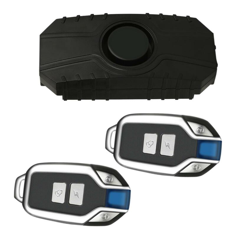Bike Alarm, 113dB, Wireless Vibration, with Remote Control, Anti Theft
